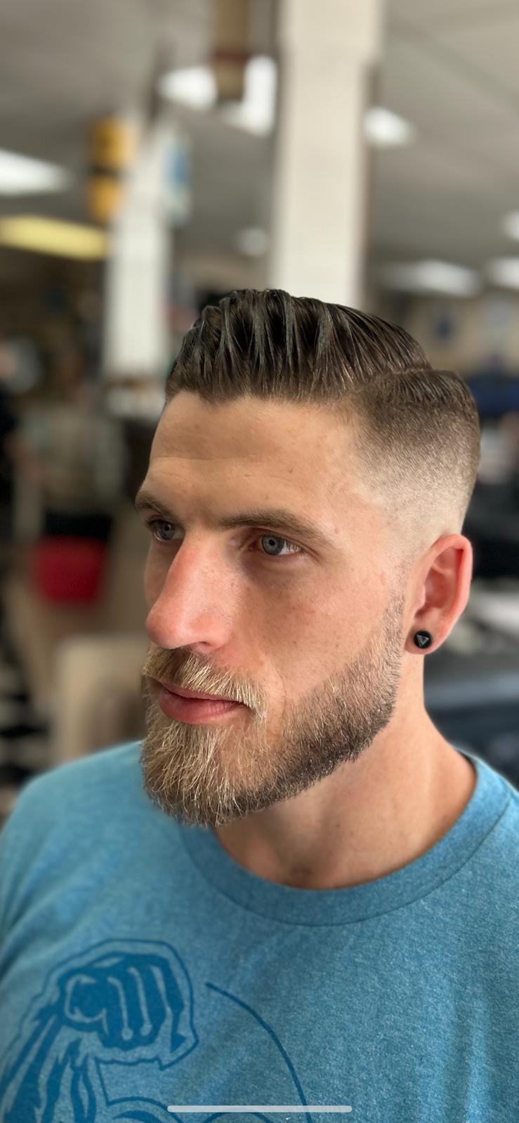 Sharp high skin fade — Esquire Barbershop Brandon Manitoba